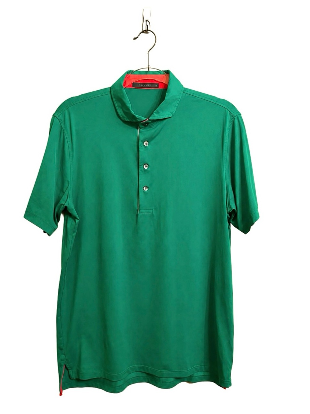 Greyson Golf Performance Polo Solid Bright Green
